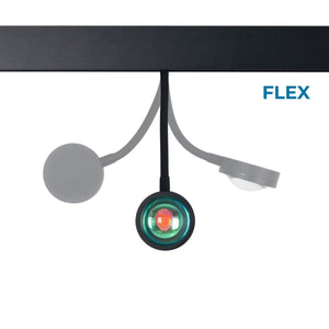 Luminaria para carril magnético 48V "SUNSET" 5W - Efecto atardecer - Sunset Lamp - FLEX - Barcelona Led-