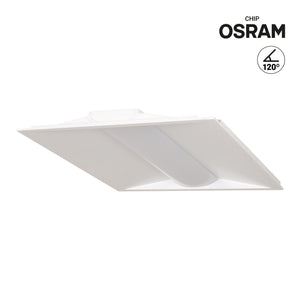 Panel LED Troffer empotrable 60x60cm - CCT - 40W - Chip OSRAM - Driver Philips - UGR18 - IP40 (7)