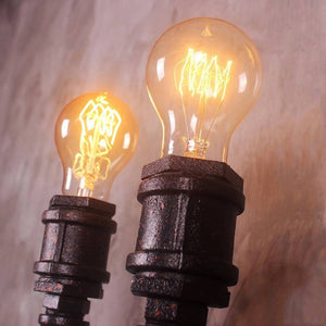 Aplique de pared vintage tubería "COPPER" (7)