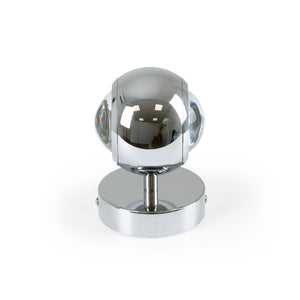 Aplique de pared LED con óptica "BOO" 9W - Cromo - Up & down - 2700K (4)