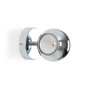 Aplique de pared LED con óptica "BOO" 9W - Cromo - Up & down - 2700K - Barcelona Led-Decoración