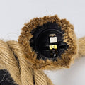 Natural hemp rope pendant lamp E27