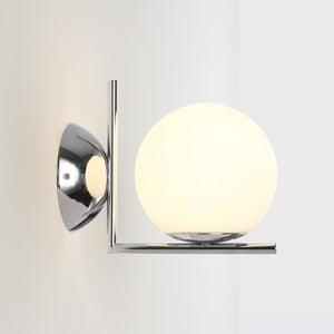 Aplique de pared bola cristal "ATOM" - E27 - Ø 15cm - Barcelona Led-Decoración