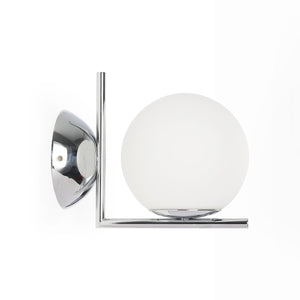 Aplique de pared bola cristal "ATOM" - E27 - Ø 15cm - Barcelona Led-Decoración