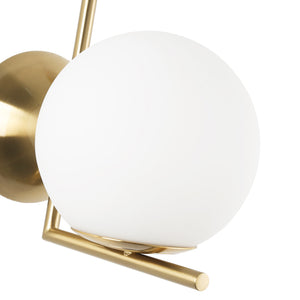 Aplique de pared bola cristal "ATOM" - E27 - Ø 15cm (24)