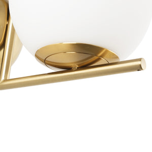 Aplique de pared bola cristal "ATOM" - E27 - Ø 15cm (25)