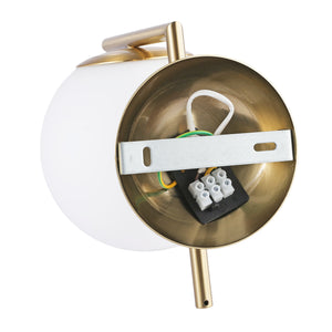 Aplique de pared bola cristal "ATOM" - E27 - Ø 15cm (28)