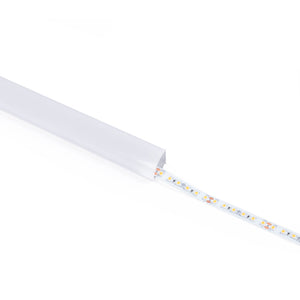 Perfil tira LED de superficie para esquinas - Con difusor - Kit completo - 20x20mm - Tira LED ≤10 mm - 1 metro (16)