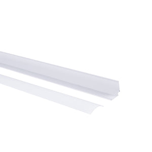 Perfil tira LED de superficie para esquinas - Con difusor - Kit completo - 20x20mm - Tira LED ≤10 mm - 1 metro (18)