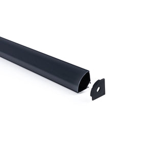 Perfil tira LED de superficie para esquinas - Con difusor - Kit completo - 20x20mm - Tira LED ≤10 mm - 1 metro (23)