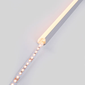 Perfil tira LED de superficie para esquinas - Con difusor - Kit completo - 20x20mm - Tira LED ≤10 mm - 1 metro - Barcelona Led-