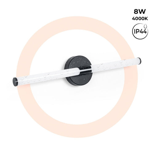Tubular LED Wall Light for Bathroom - 8W - 720lm - IP44 - 60cm