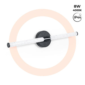 Aplique LED tubular para baño - 8W - 720lm - IP44 - 60cm