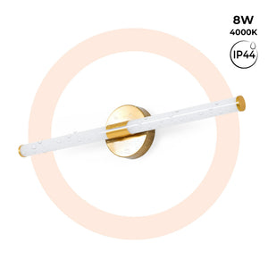 Aplique LED tubular para baño - 8W - 720lm - IP44 - 60cm (45)