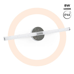 Aplique LED tubular para baño - 8W - 720lm - IP44 - 60cm - Barcelona Led-