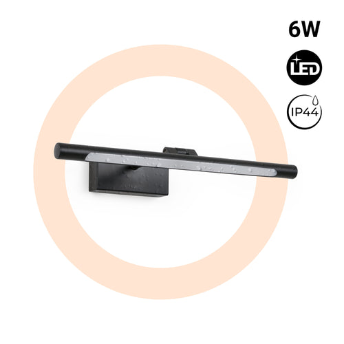 LED Wall Light for Bathrooms - 6W - 4000K - IP44
