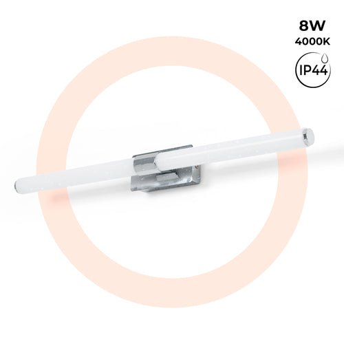 Aplique LED tubular para baño - 8W - IP44 - 60cm