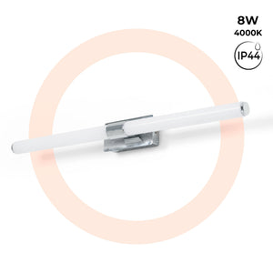 Aplique LED tubular para baño - 8W - IP44 - 60cm