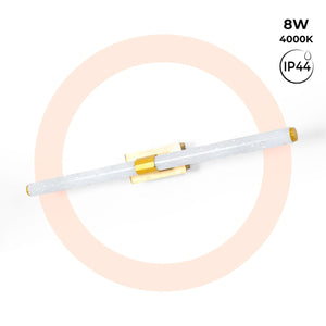 Aplique LED tubular para baño - 8W - IP44 - 60cm - Barcelona Led-