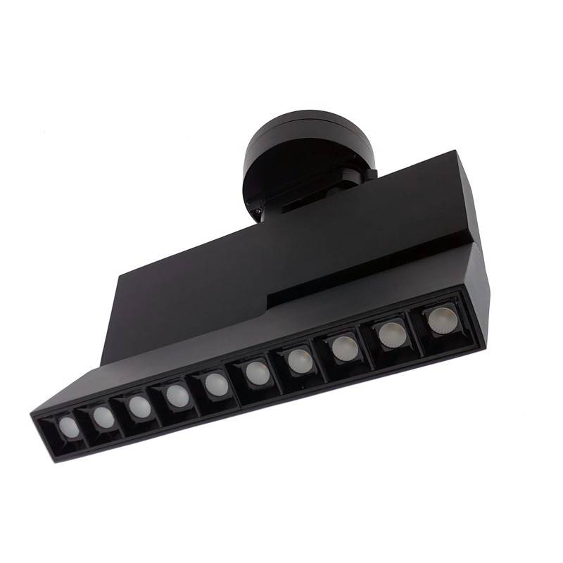 Base de superficie para proyector LED de carril trifásico - Barcelona Led-Accesorios