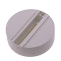 Surface mounting base for three-phase LED track spotlights 3