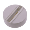 Surface mounting base for three-phase LED track spotlights 3