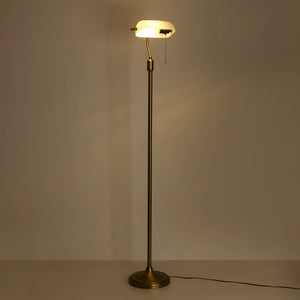 Lámpara de pie vintage "BANQUERO" - E27 (9)