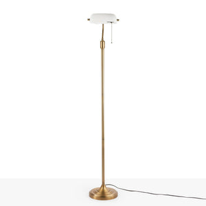 Lámpara de pie vintage "BANQUERO" - E27 (7)