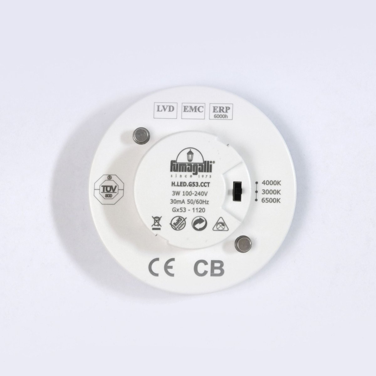 Bombilla LED GX53 CCT 3W - 120° - 350lm - Barcelona Led-