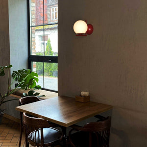 Aplique de pared bola cristal "ATOM" - E27 - Ø 15cm - Barcelona Led-Decoración