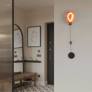 Aplique de pared LED cristal "GLOBO" 8W - Colores - Barcelona Led-Decoración