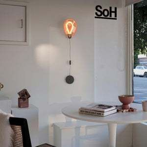 Aplique de pared LED cristal "GLOBO" 8W - Colores - Barcelona Led-Decoración