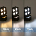 LED-Deckenleuchte quadratisch, schwenkbar 8W - CCT - UGR18 - Chip OSRAM - Treiber KGP 2