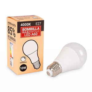 Bombilla LED E27 A60 - 10W - Regulable - Barcelona Led-