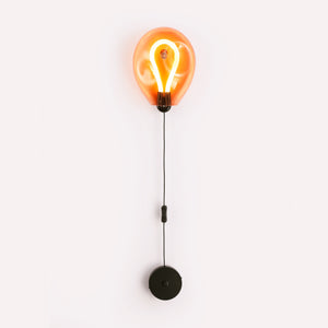 Aplique de pared LED cristal "GLOBO" 8W - Colores