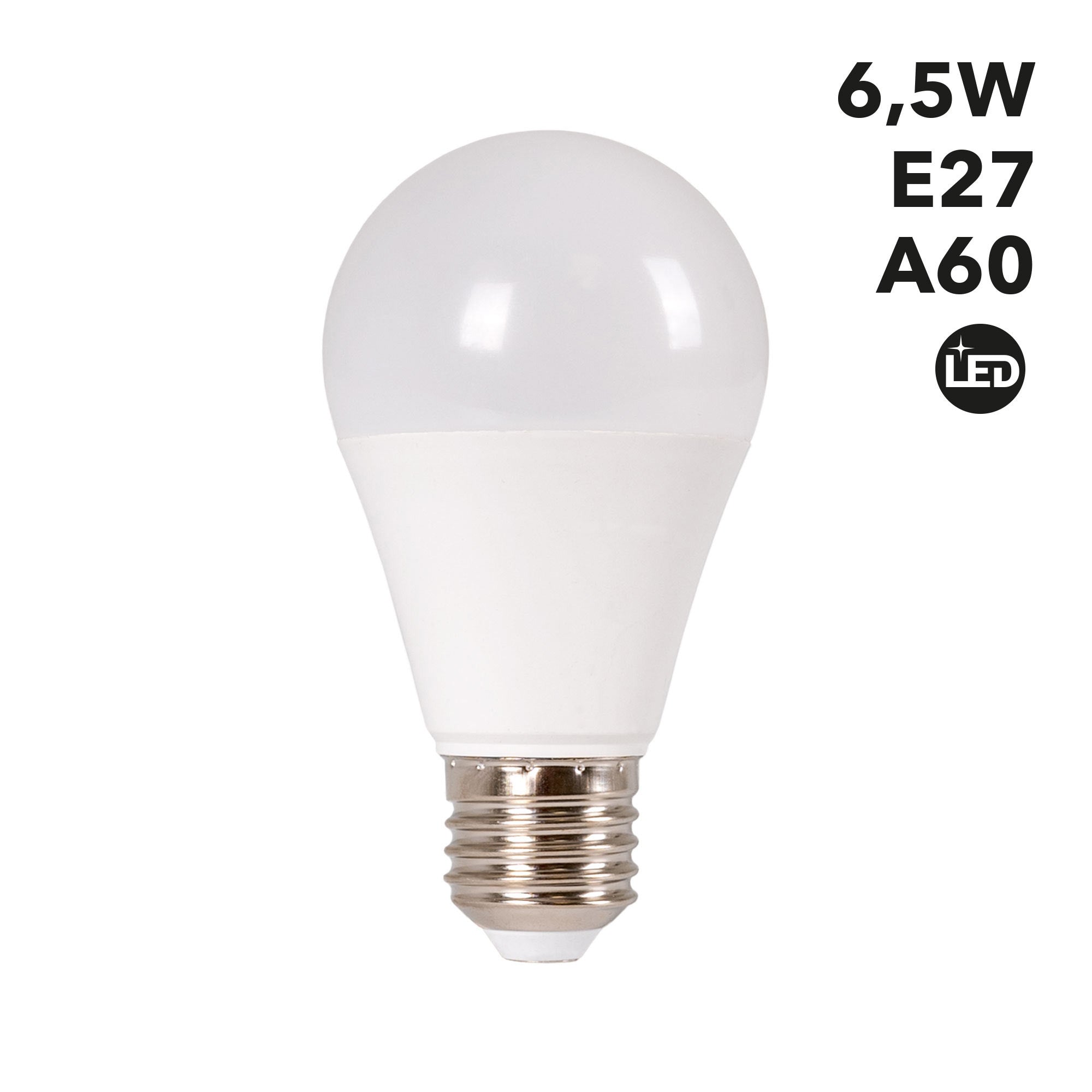 Bombilla LED E27 A60 - 6,5W (1)