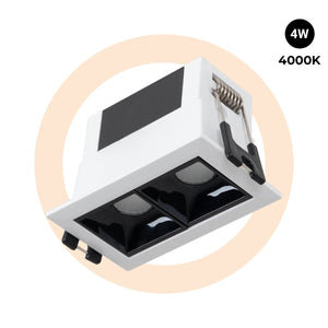 Foco lineal LED empotrable 4W - UGR18 - CRI90 - Driver LIFUD - Barcelona Led-