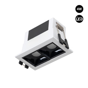 Foco lineal LED empotrable 4W - UGR18 - CRI90 - Driver LIFUD - Barcelona Led-