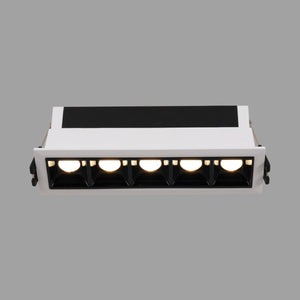 Foco lineal LED empotrable 7W - UGR18 - CRI90 - Driver LIFUD - Barcelona Led-