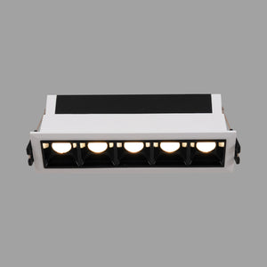 Foco lineal LED empotrable 7W - CCT - UGR18 - CRI90 - IP20 (6)