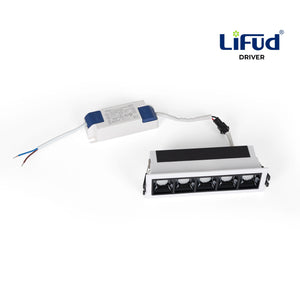 Foco lineal LED empotrable 7W - UGR18 - CRI90 - Driver LIFUD (22)