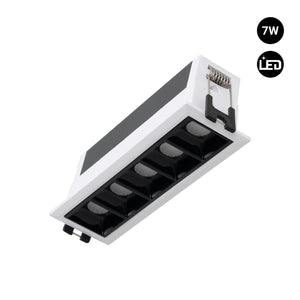 Foco lineal LED empotrable 7W - UGR18 - CRI90 - Driver LIFUD (23)