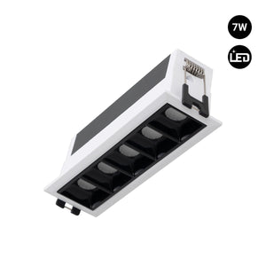 Foco lineal LED empotrable 7W - UGR18 - CRI90 - Driver LIFUD (23)