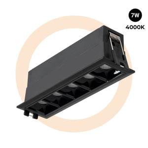 Foco lineal LED empotrable 7W - UGR18 - CRI90 - Driver LIFUD - Barcelona Led-