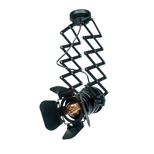 Extending and adjustable ceiling lamp