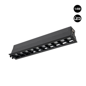 Foco lineal LED empotrable 14W - UGR18 - CRI90 - Driver LIFUD (38)