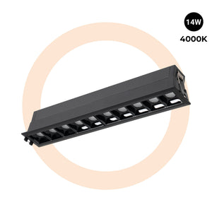 Foco lineal LED empotrable 14W - UGR18 - CRI90 - Driver LIFUD (43)