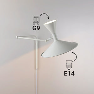 Lámpara de pared de diseño "NIM" - E14 + G9 - Barcelona Led-Decoración