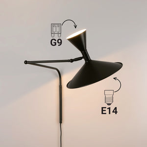 Lámpara de pared de diseño "NIM" - E14 + G9 (40)