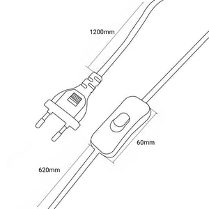 Lámpara de pared de diseño "NIM" - E14 + G9 (68)